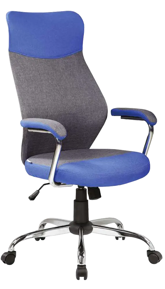 MATEO židle kancelářská, modrá/antracit