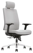 ARIA, židle kancelářská, kříž chrom, MEDI ML světle šedá