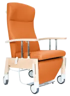 NOVA CARE CENTRAL BRAKE + polohovací mechanismus, pečovatelské křeslo, mobilní, výškově stavitelné p