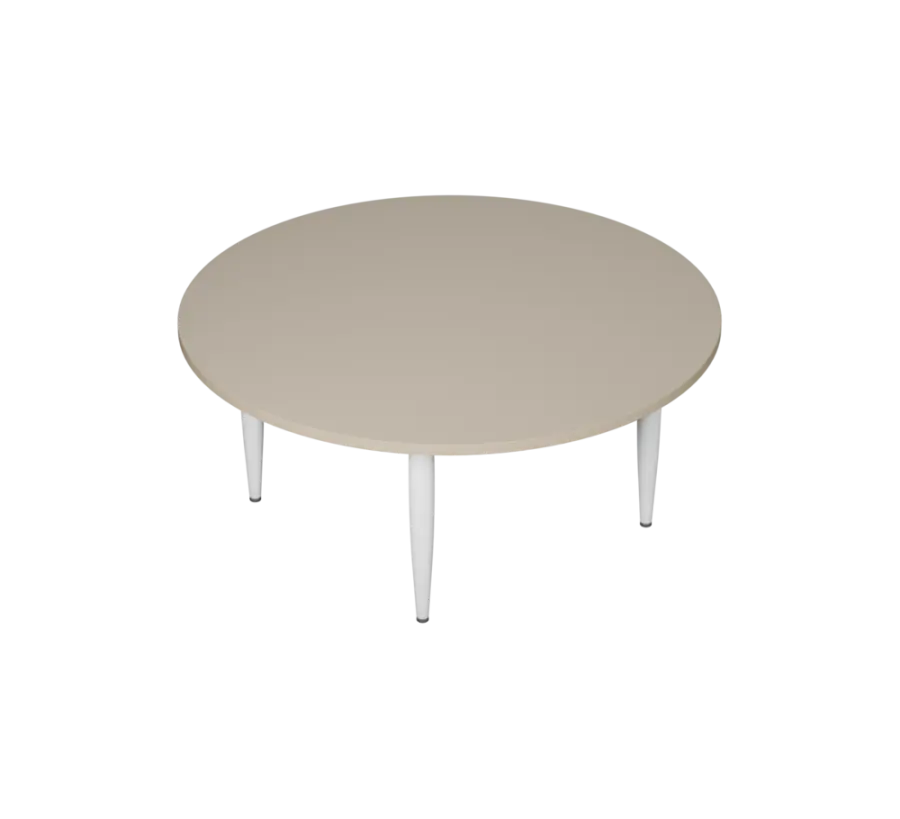 PLAYFORM 01 modulární hravé stoly, výška 520 mm, kovová podnož bílá, deska 25 mm, saténově šedá