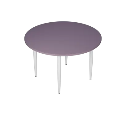 PLAYFORM 201 modulární hravé stoly, výška 750 mm, podnož bílá, deska 25 mm, šeříková