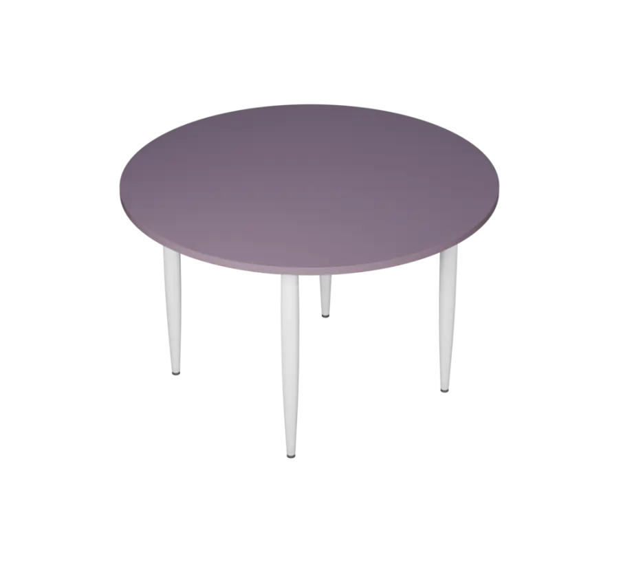 PLAYFORM 201 modulární hravé stoly, výška 750 mm, podnož bílá, deska 25 mm, šeříková