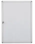 VITRÍNA SKLO 12xA4, uzamykatelná vitrína, hliníkový rám