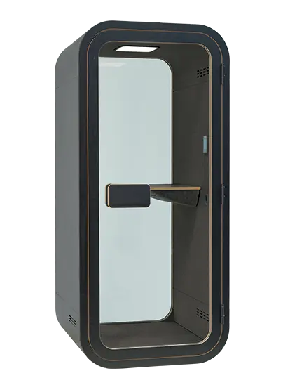 ACOUSTIC SPACE 100, akustický box 2200x1000x990 mm, černá/černá