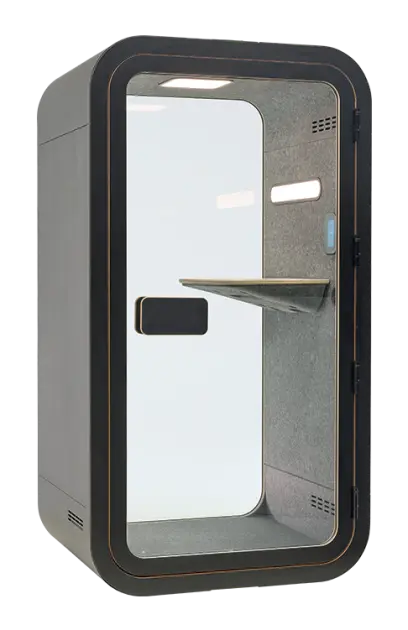 ACOUSTIC SPACE 120, akustický box 2200x1200x990 mm, černá/černá