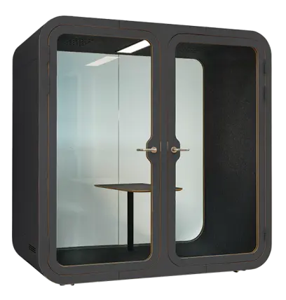 ACOUSTIC SPACE 220, akustický box 2200x2200x1200 mm, černá/černá