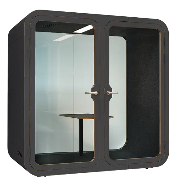 ACOUSTIC SPACE 220, akustický box 2200x2200x1200 mm, černá/černá