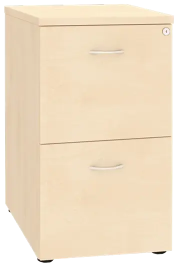 LKR - 2  dřevěná kartotéka A4, 2-zásuvková, centrální zámek, bříza irská