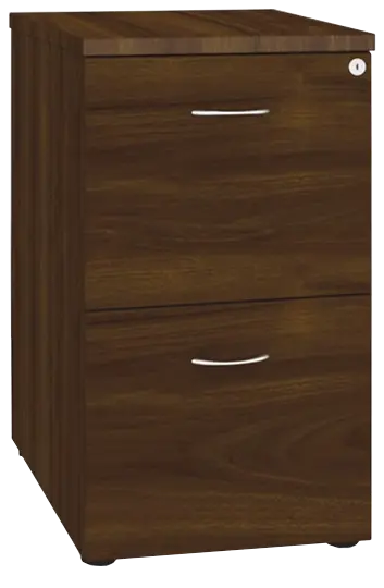 LKR - 2  dřevěná kartotéka A4, 2-zásuvková, centrální zámek, ořech královský