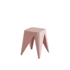 POPPI, plastová stolička, stohovatelná, růžová