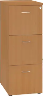 LKR - 3 dřevěná kartotéka A4, 3-zásuvková, centrální zámek, buk Royal