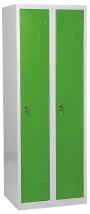 JP - 620 N skříň šatní 1850x600x500 mm, 2-dílná, šedá/zelená