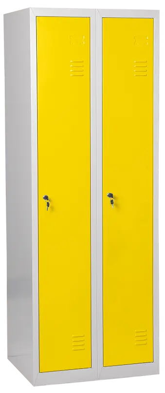 JP - 620 N skříň šatní 1850x600x500 mm, 2-dílná, šedá/žlutá