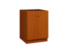 KS - 6D2 spodní skříňka, 2-dveřová, sokl, 870x600x600, třešeň šumavská