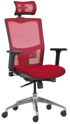ANDREAS 4D, židle kancelářská, červená