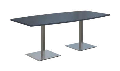 NC - 42 stůl sud, deska 2000 x 1000/800 mm antracit (síla 25mm), noha SQC, nerez