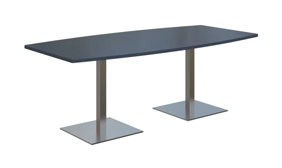 NC - 42 stůl sud, deska 2000 x 1000/800 mm antracit (síla 25mm), noha SQC, nerez