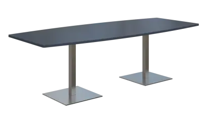 NC - 43 stůl sud, deska 2400 x 1000/800 mm antracit (síla 25mm), noha SQC, nerez