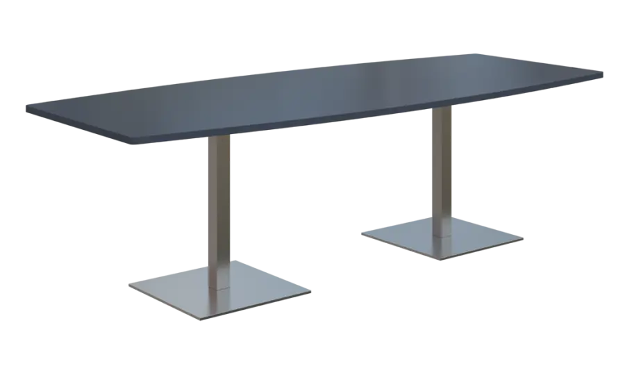 NC - 43 stůl sud, deska 2400 x 1000/800 mm antracit (síla 25mm), noha SQC, nerez