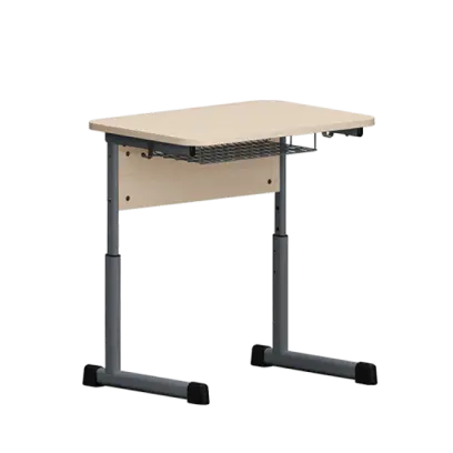 EDUCA 1 žákovská lavice stavitelná, 1-místná, vel. 4-6, mléčný dub/antracit