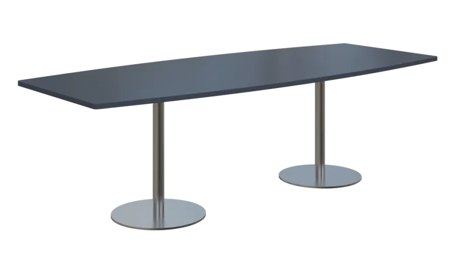 NC - 45 stůl sud, deska 2400 x 1000/800 mm antracit (síla 25mm), noha RC, nerez