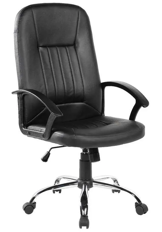 DELTONA židle kancelářská, ekokůže černá
