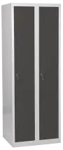 JP - 620 N skříň šatní 1850x600x500 mm, 2-dílná, šedá/antracitová