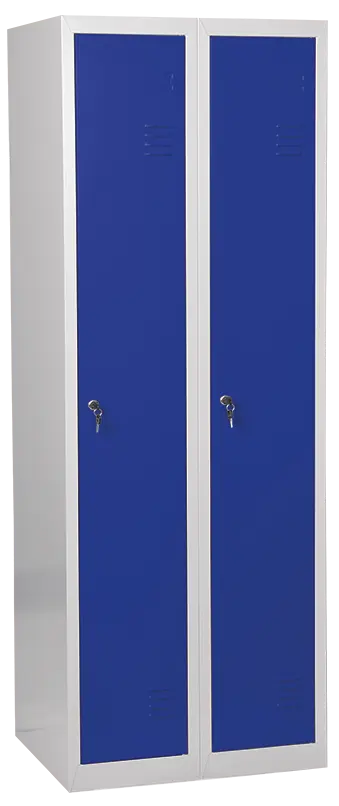 JP - 620 N skříň šatní 1850x600x500 mm, 2-dílná, šedá/tmavě modrá