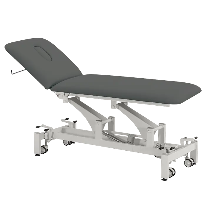 MEDIPLUS 2, lehátko vyšetřovací zdravotní, elektricky stavitelné, 2- segmentové, barva Medi SK tmavě šedá