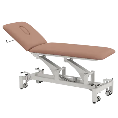 MEDIPLUS 2, lehátko vyšetřovací zdravotní, elektricky stavitelné, 2- segmentové, barva Medi SK růžová