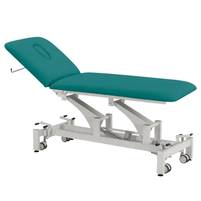 MEDIPLUS 2, lehátko vyšetřovací zdravotní, elektricky stavitelné, 2- segmentové, barva Medi SK tyrkysová