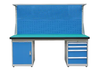 MP 2100, dílenský pracovní stůl, šedá/modrá MP 2100, dílenský pracovní stůl, šedá/modrá