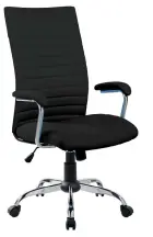 GRACE židle kancelářská, látka černá