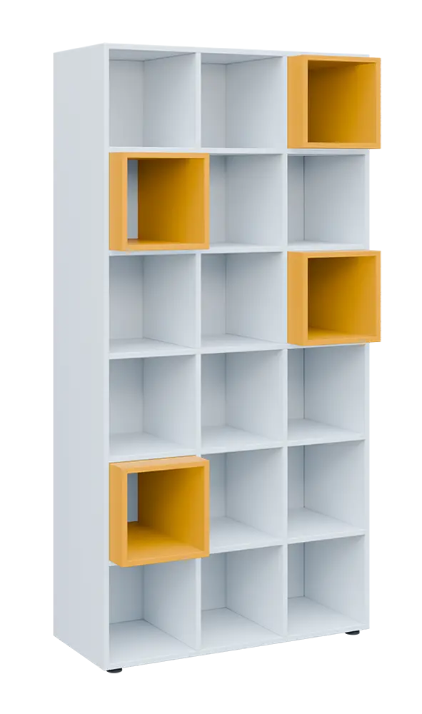 TETRIS N B1 - 1x skříňka vysoká + 4x výplň LEVEL N, žlutá odio