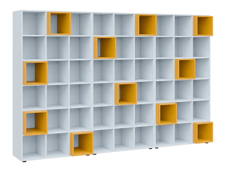 TETRIS N B3 - 3x skříňka vysoká + 11x výplň LEVEL N, žlutá odio