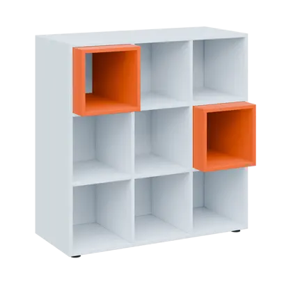 TETRIS N A1 - 1x skříňka nízká + 2x výplň LEVEL N, mandarinka