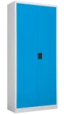 JP - 980 skříň policová, 1950x800x400 mm, šedá/modrá