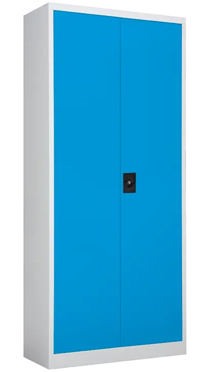 JP - 980 skříň policová, 1950x800x400 mm, šedá/modrá