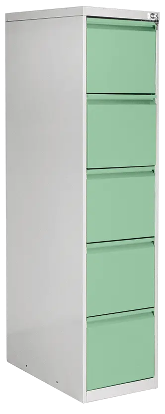 JP - 405 PR kartotéka 5-zásuvková, 1631x390x620 mm, šedá/zelinkavá