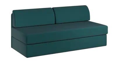 MARIANA S OPĚRKOU rošt, válenda celočalouněná, látka BORA B 57 - látka tyrkysová