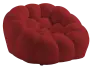 BUBBLES - 1, pohovka 1-místná, látka červená