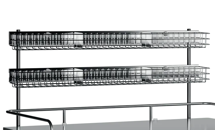 DK - 100 nástavba s košíky , nerez