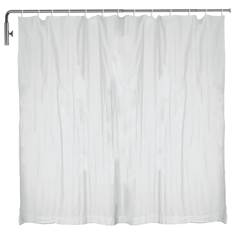 ZT - 04 zástěna teleskopická včetně závěsu, nerez konstrukce, závěs bílý