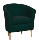 CHARLOTTE 1 zvýšený sed, křeslo, látka zelená