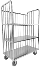 INOX CART 110, transportní vozík, 1570x1100x550mm, nerez