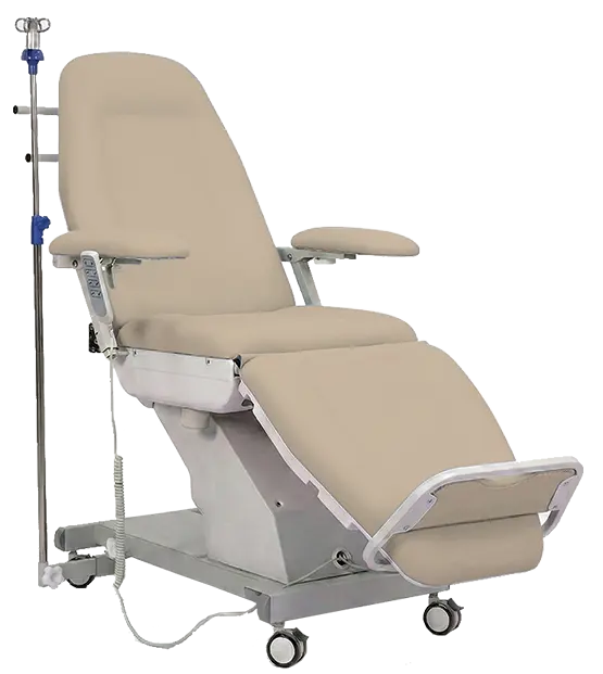 HEMO FLEX E31, křeslo elektricky stavitelné, silikonová kůže MEDI SL béžová