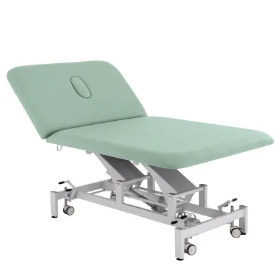 MEDIMAX 1050, lehátko vyšetřovací zdravotní široké 1050 mm, 2-segmentové, elektricky stavitelné, Medi SK pastelově zelená