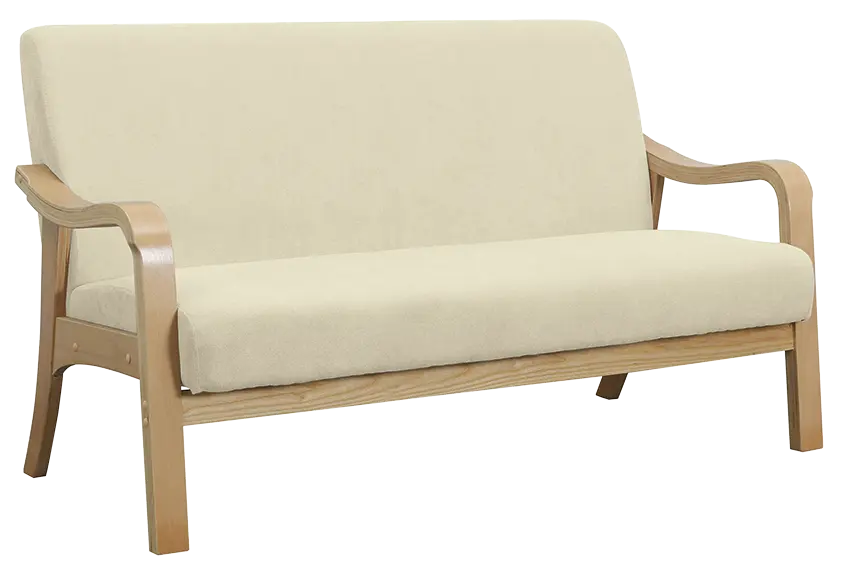 Beatrice 3, pohovka 3-místná koženka krémová