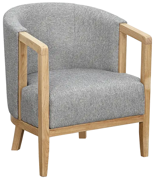 Savoy, křeslo, látka světle šedá