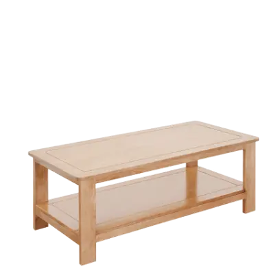 Cliff 01, stolek konferenční, hranatý, 120x60x48 cm
, světlé dřevo